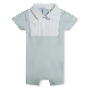 Light Blue Baby Shortall with Bowtie